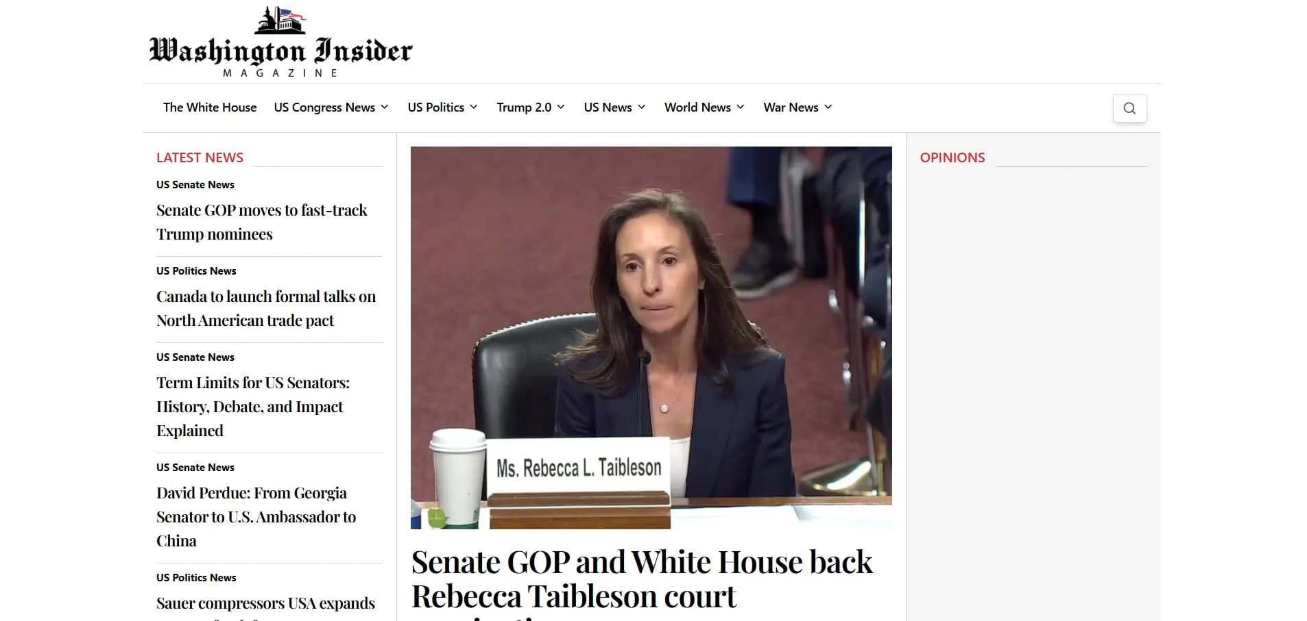 Washington Insider Magazine