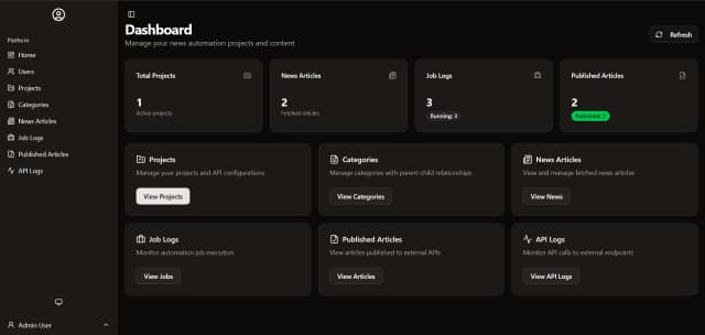 News automation system